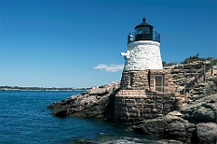 Castle Hill Lighthouse on Narragansett Bay